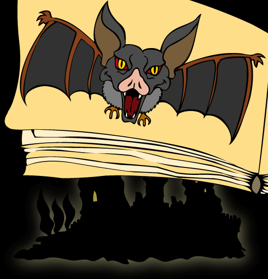 Dessin Chauve-souris, une chauve-souris vampire, illustrateur Dang